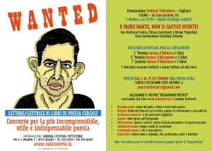 WANTED. Lettore/lettrice di libri di poesia cercasi