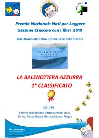 La Balenottera Azzurra vince il Premio Nazionale Nati per Leggere