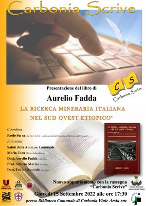 Carbonia Scrive: La ricerca mineraria italiana nel sud-ovest etiopico